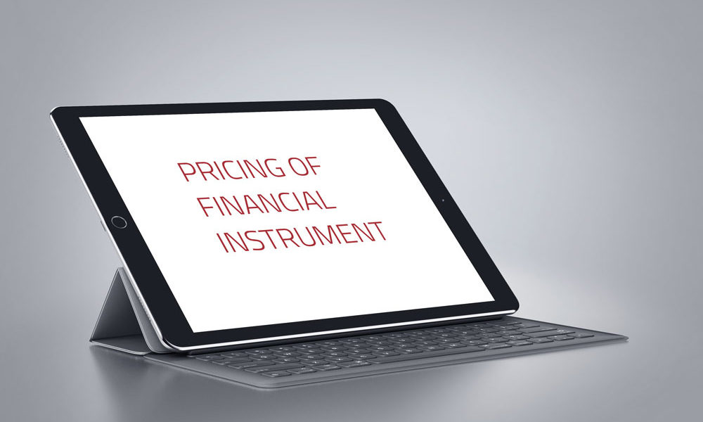 Pricing of financial instruments